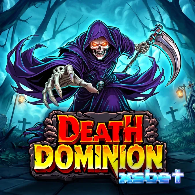 Interface do jogo Death Dominion com temática gótica
